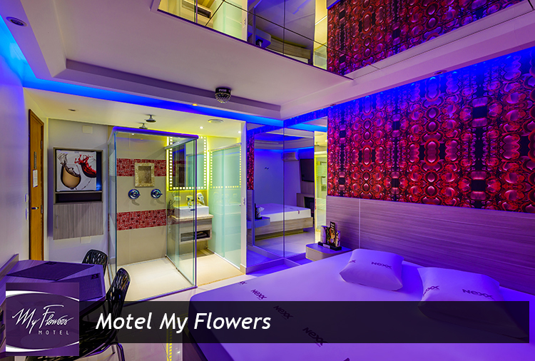 Motel My Flowers: Períodos de 3h ou 12h a partir de R$ 74,20!